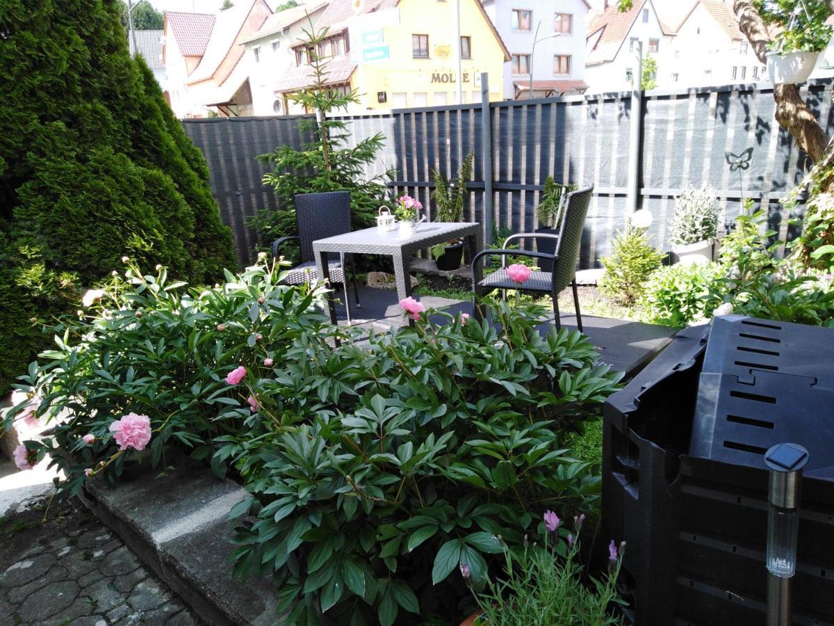 Ferienwohnung Mit Kleinem Garten Sonnenbühl Buitenkant foto